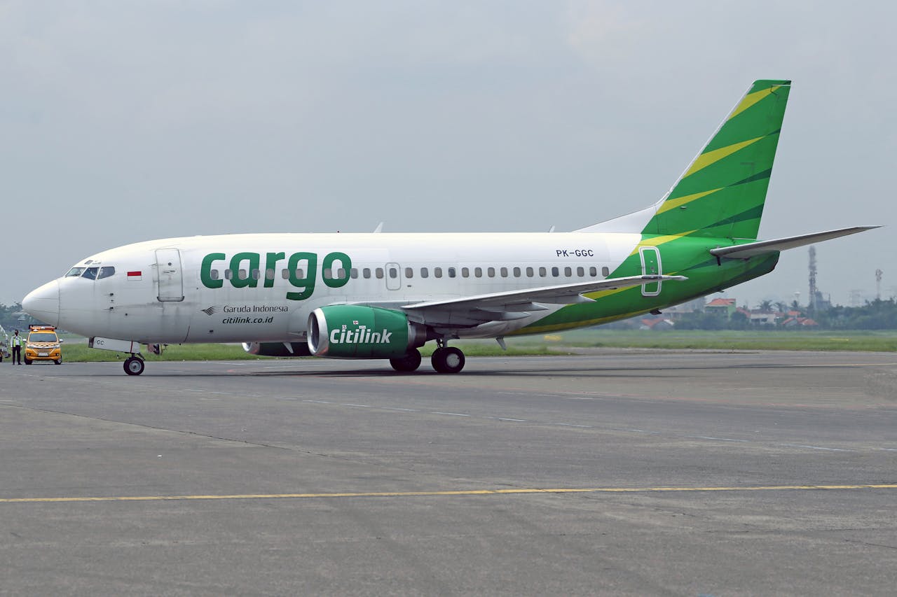 Cargo Aircraft on Tarmac